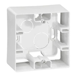 NILOE Puszka natynkowa pojedyncza biała 664798