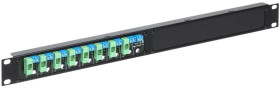 Dystrybutor zasilania (łączówka, rozgałęźnik) 1-we/8-wy max.24VDC 8A bezpiecznik 8x1A Rack 19