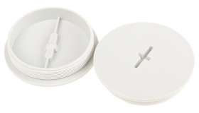 Zaślepka do dławnic kablowych M63 Włókno szklane PA Szary do Dławik śruby kablowej Lapp Gwintowany