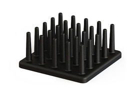 Radiator 32 x 32 x 15mm Uniwersalny, Kwadratowy Plastik