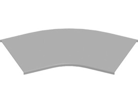 Pokrywa kolanka 45st PKKZMC100 grubość blachy 2,0mm 301210 BAKS