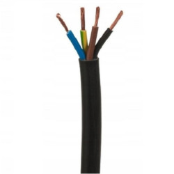 Przewód OWY 4G1,5 CZARNY H05VV-F HELUKABEL