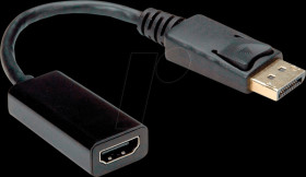 12.99.3138 DisplayPort adapter, DP plug to HDMI socket