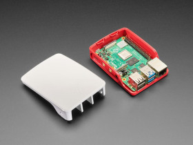 Adafruit Official Raspberry Pi Foundation Raspberry Pi 4 Case - Red White