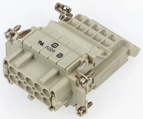 Złącze zasilające wkład stykowy Han B żeńskie 6-stykowe rzędy: 2 16A 500 V Harting