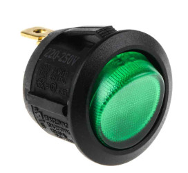 Przełącznik kołyskowy Wł.-wył. podświetlany 10A SPST Czerwony Arcolectric (Bulgin) Ltd