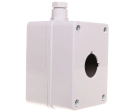 Obudowa kasety 1-otworowa 30mm szara IP67 W0-KASETA KP1A SZARA