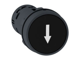 Przycisk płaski czarny z samoczynnym powrotem XB7NA21343 SCHNEIDER ELECTRIC