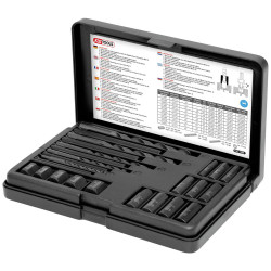 KS Tools 150.1305 Stud Extractor Set, 25 Pcs