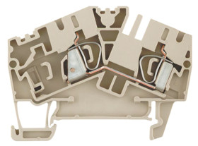 Blok zacisków przelotowych Weidmuller poziomy: Pojedynczy 26 → 10AWGZacisk Z raster: 6.1mm 32A 800 V