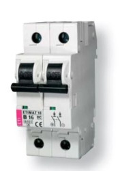 Wyłącznik nadprądowy 2P C 1,6A 6kA DC ETIMAT10 002138707
