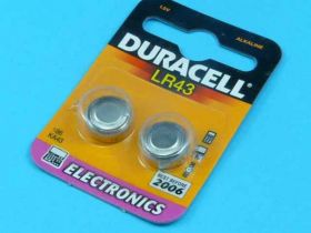 LR-43 DURACELL BAT.ALKAL.