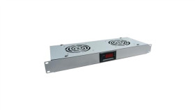 Toten Panel 19 1U 2 Wentylatory Szary