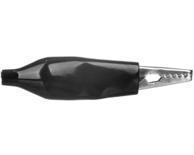 Krokodylek 48mm czarny 11490