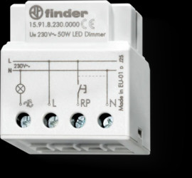 Electronic dimmer, 230 VAC, 230 V, 100 W, 15.91.8.230.0000