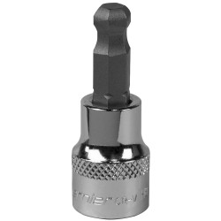 Sealey SBBH006 Ball-End Hex Socket Bit 8mm 3/8&quot;Sq Drive