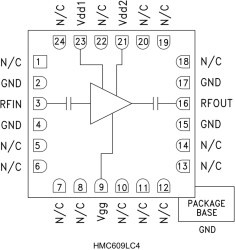Low Noise Amplifier SMT, 2 - 4 GHz