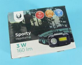 LAT.CZOŁ. LED SPORTY XP-E 3W+COB 160lm