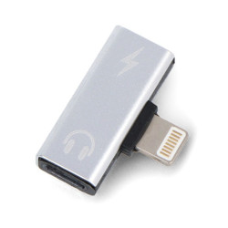 Adapter Lightning - 2x Lightning - Akyga AK-AD-64