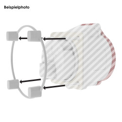 Ramka mocująca dla gniazd tablicowych siłowych Doktorvolt DV-1387-400-RPP