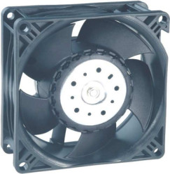 DC axial fan, 24 V, 92 x 92 x 38 mm, 284.9 m³/h, 76 dB, ball bearing, ebm-papst 3214 J/2 H4PU
