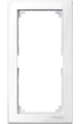 Merten M-Smart Ramka podwójna bez poprzeczki biały polarny MTN478819