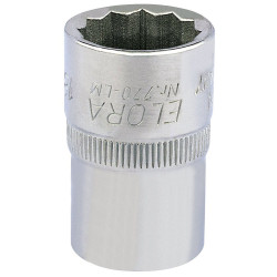 Elora 24632 18mm 1/2&quot; Square Drive Bi-hexagon Socket