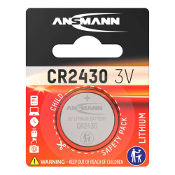 CR2430 3V Lithium Coin Cell Battery