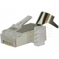 Wtyk modularny RJ45 8P8C kat.6A kat.7 kat.7A (drut 24-23AWG) ekranowany FTP STP NEKU WORECZEK 100szt.