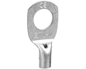 Końcówka oczkowa rurowa 10/M10 miedź cynowana KC10F10 /100szt./