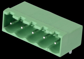 CTB9352/5 Stiftleiste - 5-pol, RM 5 mm, 90°