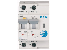 Przeciwpożarowy detektor iskrzenia In=16A 0,03A char. B Typ A 2-biegunowy seria AFDD AFDD-16/2/B/003-A 187204 EATON