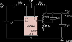 Inverting 1.2MHz/2.7MHz DC/DC Converters with Integrated Schottky