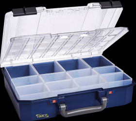 145589 Compartment box, CarryLite 80 DLU, 337 x 82 x 278 mm, 12 inserts