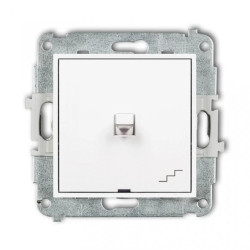 ICON Mechanizm łącznika schodowego w stylu amerykańskim biały IWPUS-3