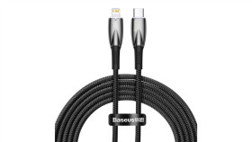 Kabel Baseus Cadh000101 Lightning - Usb-C Pd 20W 480Mb/S 2M - Czarny