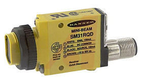 Czujniki fotoelektryczne w obudowie prostokątnej Banner NPN/PNP zakres 3 m LED