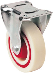 Koło samonastawne średnica kabla 125mm Płyta Guitel Hervieu 200kg wysokość całkowita 157mm