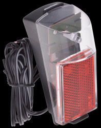 Bicycle rear light for mudguard