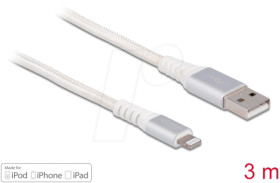 83003 Sync and charging cable, USB-A -&gt; Lightning™ connector, 3