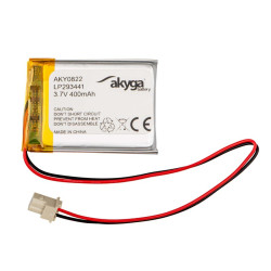 Akumulator Li-Po Akyga LP293441 3.7V 400mAh PCM Molex 1.25