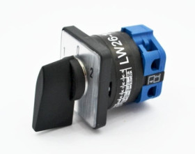 LW26-10-M0-F/1P 102 przełącznik krzywkowy obrotowy ON-OFF-ON, 10A / 400Vac
