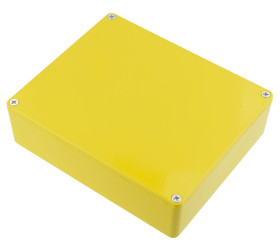 1590XXYL Hammond Yellow Diecast Enclosure Stompbox 145 x 121 x 39mm