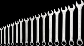 512.0215 COMPETITION 15-piece ring spanner set