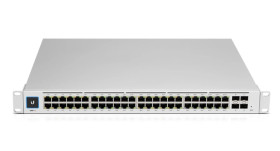 Switch UniFi, 40x RJ45 1000Mb/s PoE+, 8x RJ45 1000Mb/s PoE++, 4x SFP+, 600W Ubiquiti USW-PRO-48-POE