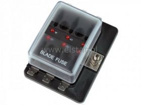 Gniazdo bezpieczników samochodowych 6x UNI