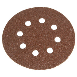Faithfull FAIADHL150C Hook &amp; Loop Sanding Disc DID2 Holed 150mm Coarse (Pack 5)