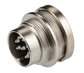 Złącze wielostykowe przemysłowe 8-pinowe M16, panelowe Gniazdo binder