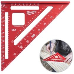 Kątownik stolarski ciesielski aluminiowy 180mm Ekierka budowlana MILWAUKEE