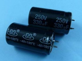 330uF/250V SN 22x46 105° LEA ELKO